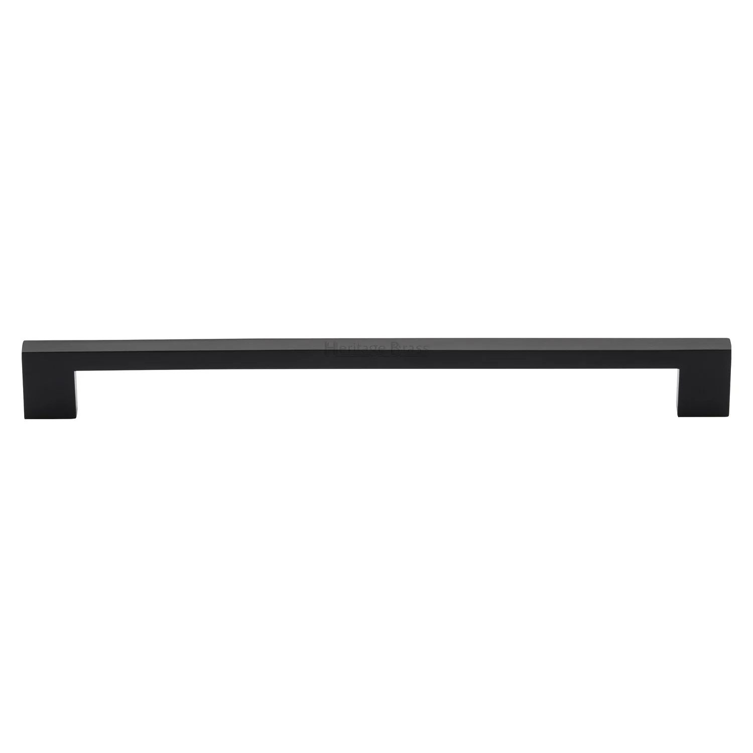 Heritage Brass Cabinet Pull Metro Design 256mm CTC Matt Black Finish