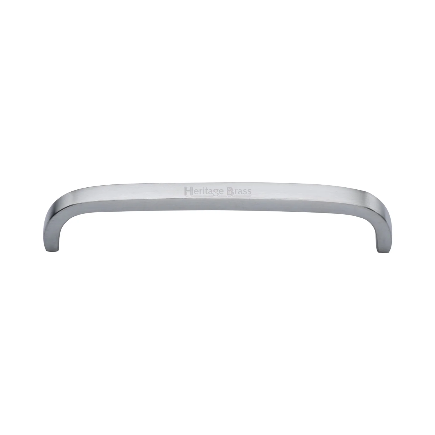 Heritage Brass Cabinet Pull D Shaped 152mm Satin Chrome finish
