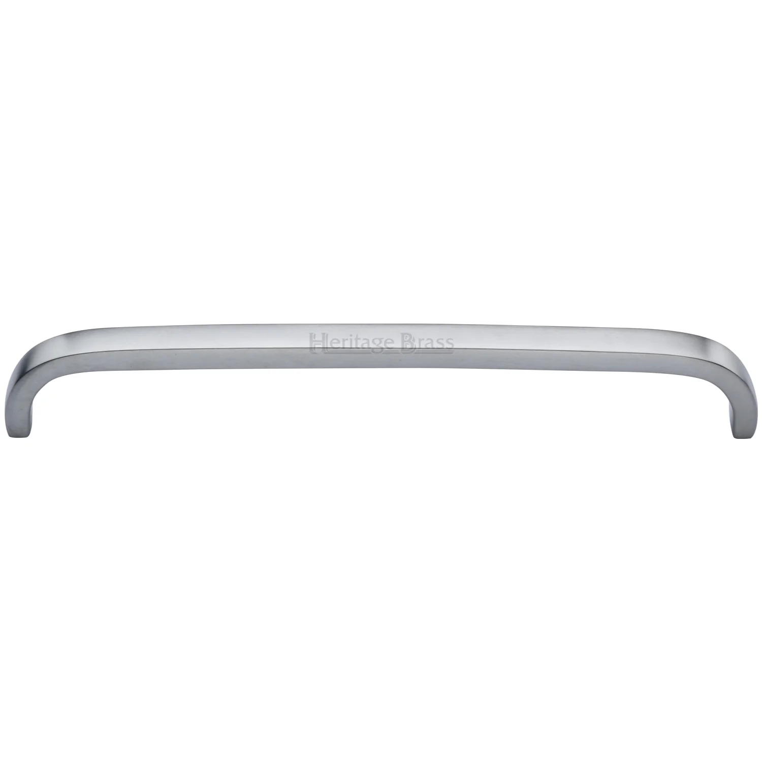 Heritage Brass Cabinet Pull D Shaped 203mm Satin Chrome finish