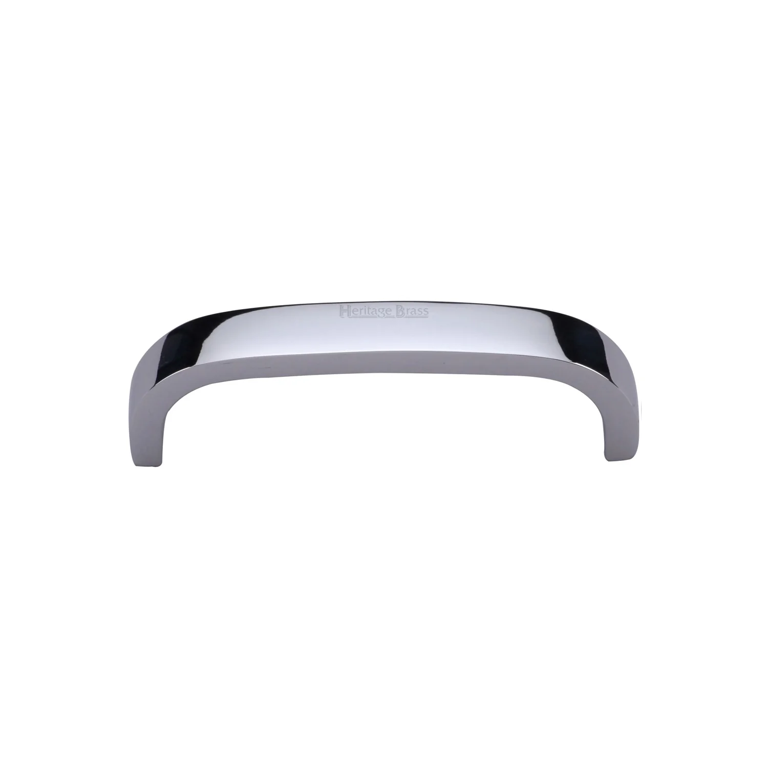 Heritage Brass Cabinet Pull D Shaped 89mm Polished Chrome finish
