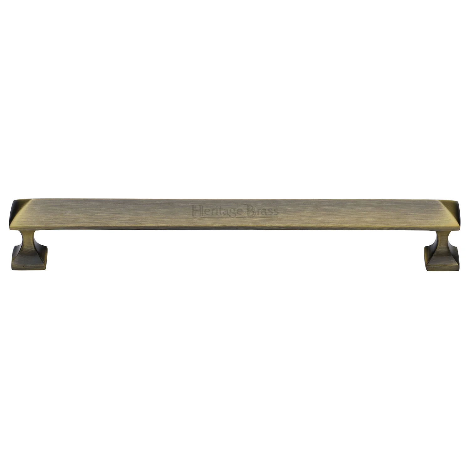 Heritage Brass Cabinet Pull Pyramid Design 203mm CTC Antique Finish