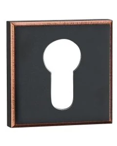 Rubbed Copper Euro Escutcheon