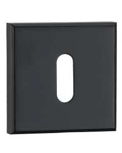 Midnight Black Square Escutcheon