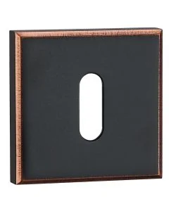 Rubbed Copper Escutcheon