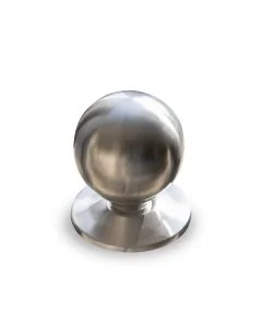 Round Centre Door Knob - Stainless Steel (EOL)