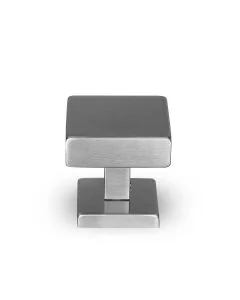 Square Centre Door Knob - Stainless Steel (EOL)