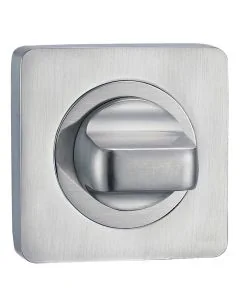 Satin Chrome Square Bath Turn