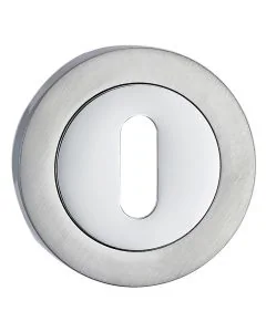 Polished & Satin Chrome Escutcheon