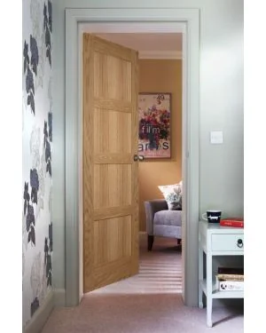 Contemporary 4-Panel Oak (Made to Measure)