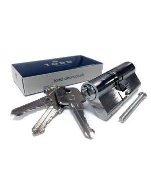 70mm Euro Cylinder (35-35) - Key & Key - Polished