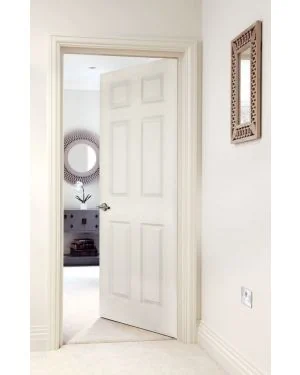 Regency 6-Panel Smooth Fire Door (FD30)