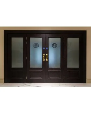 Shelbourne Black 1-Light Fire Door (FD30 - Bespoke)