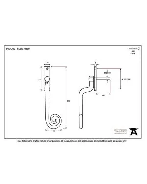 Black Deluxe Monkeytail Espag - RH