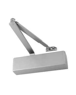 Premium Overhead Door Closer - Satin Nickel