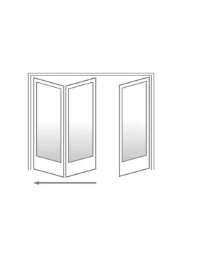 3 Door Bi-Folding Kit - Standard - 2D 1D