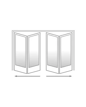 4 Door Bi-Folding Kit - Standard - 2D 2D
