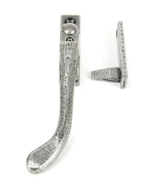 Pewter Night-Vent Locking Peardrop Fastener - LH