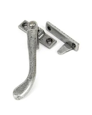 Pewter Night-Vent Locking Peardrop Fastener - LH