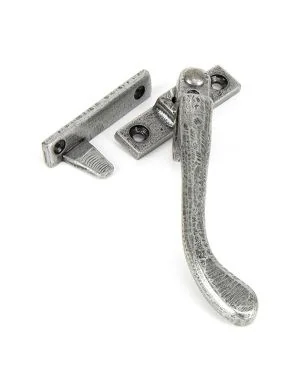 Pewter Night-Vent Locking Peardrop Fastener - RH