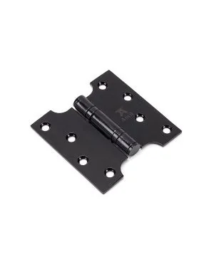 Black 4" x 2" x 4"  Parliament Hinge (pair) ss