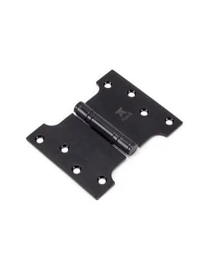 Black 4" x 3" x 5" Parliament Hinge (pair) ss