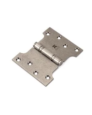 Pewter 4" x 3" x 5" Parliament Hinge (pair) ss