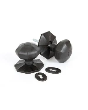 Beeswax Large Octagonal Mortice/Rim Knob Set