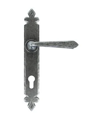 Pewter Cromwell Lever Espag. Lock Set