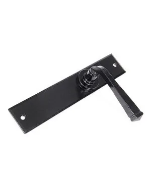 Black Large Avon Lever Latch Set