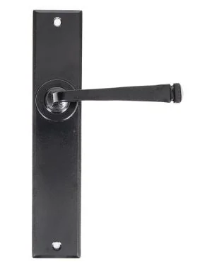 Black Large Avon Lever Latch Set