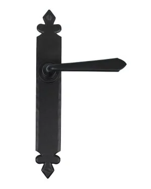 Black Cromwell Lever Latch Set
