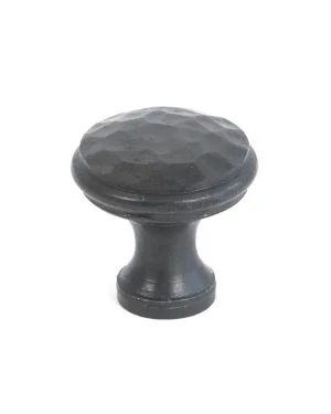 Beeswax Hammered Cabinet Knob - Small