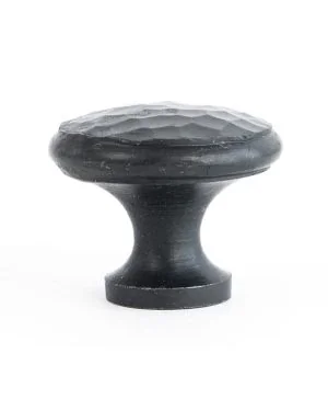 Beeswax Hammered Cabinet Knob - Medium