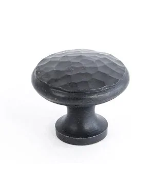 Beeswax Hammered Cabinet Knob - Medium