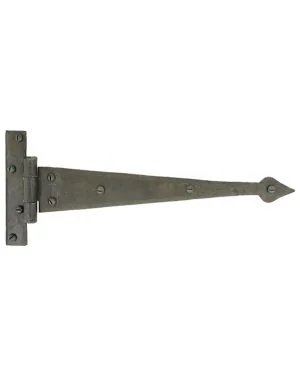 Beeswax 12" Arrow Head T Hinge (pair)