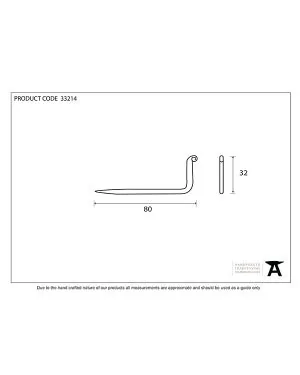 Beeswax L Hook - Large