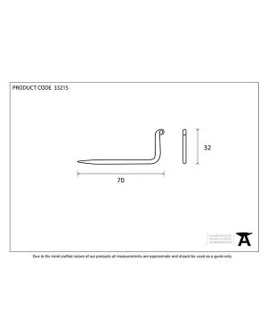 Beeswax L Hook - Small