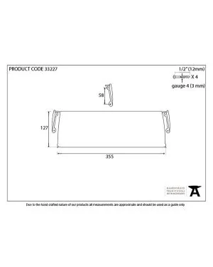 Black Large Letter Plate Cover