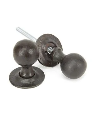 Beeswax Round Mortice/Rim Knob Set