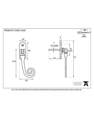 Black Monkeytail Espag - RH