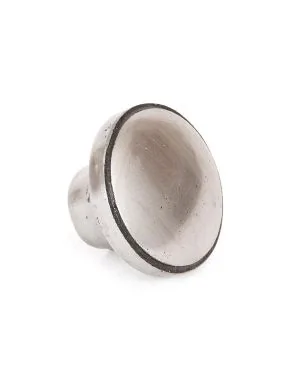 Natural Smooth Ribbed Cabinet Knob