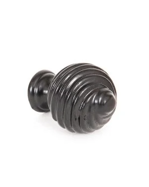 Black Twist Cabinet Knob
