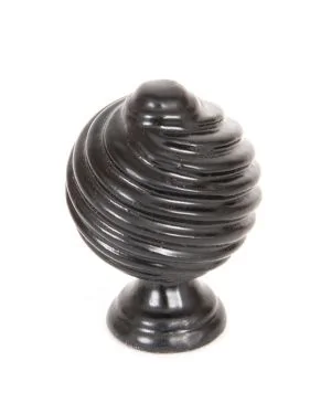 Black Twist Cabinet Knob