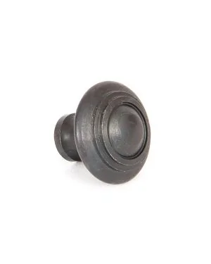 Beeswax Ringed Cabinet Knob - Small