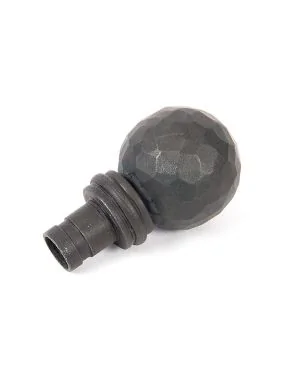 Beeswax Hammered Ball Curtain Finial (pair)