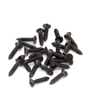 Black 8 x 3/4" Countersunk Screws (25)