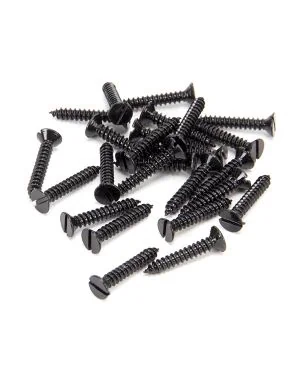 Black 8 x 1" Countersunk Screws (25)