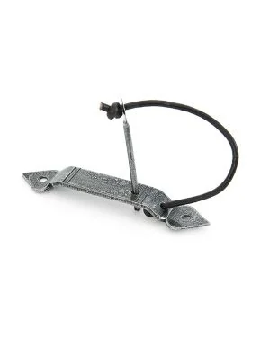 Pewter Locking Gothic Screw on Staple