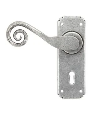 Pewter Monkeytail Lever Lock Set