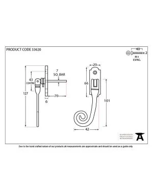 Pewter Monkeytail Espag - LH